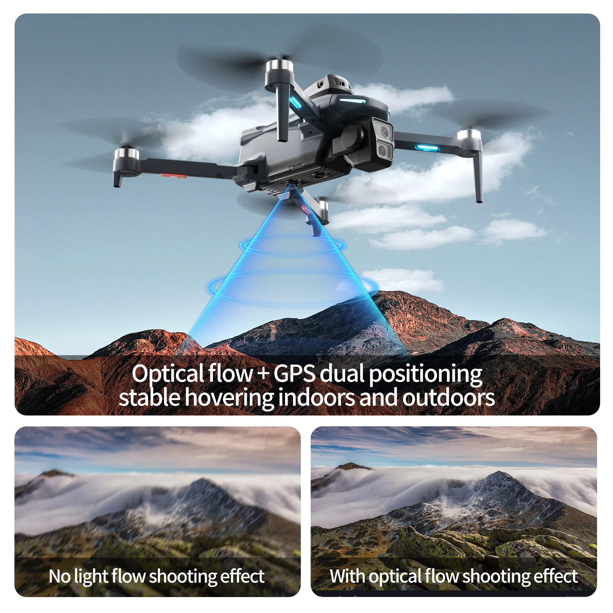 Oryginalny dron XT606 Professi – Fpv Brushless Rc Drone 4K recenzja i cena