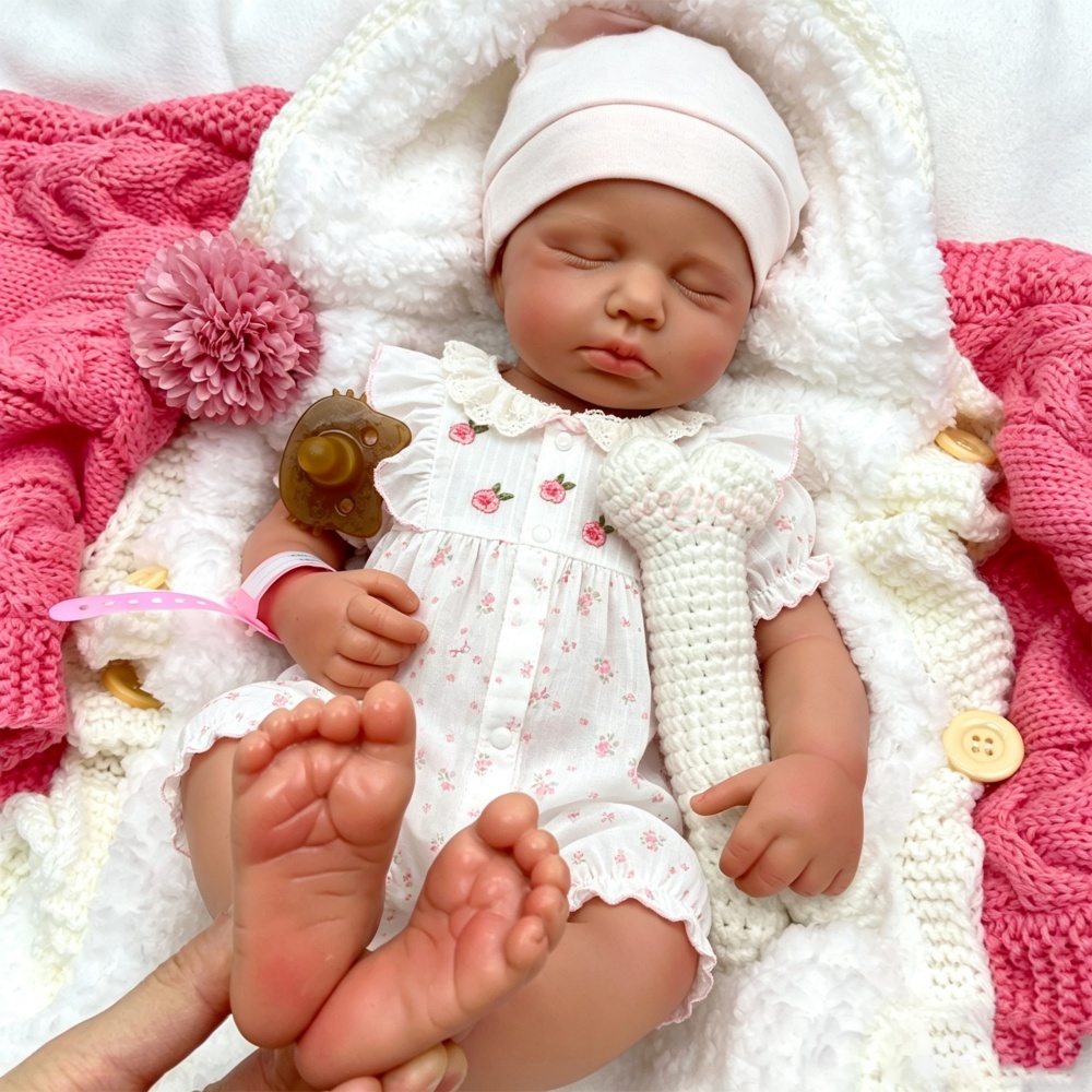 50 cm Silikonowa lalka reborn  – Reborn Baby Doll Silicone Realistic recenzja i cena