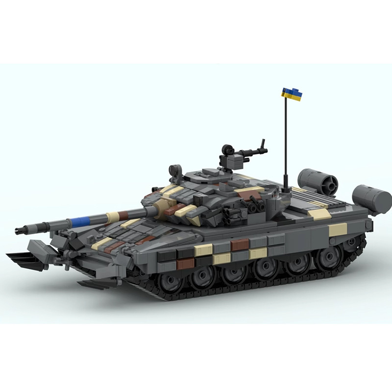 Klocki Czołgu T-72AV, Militarn – Lego Compatible Military Tank recenzja i cena