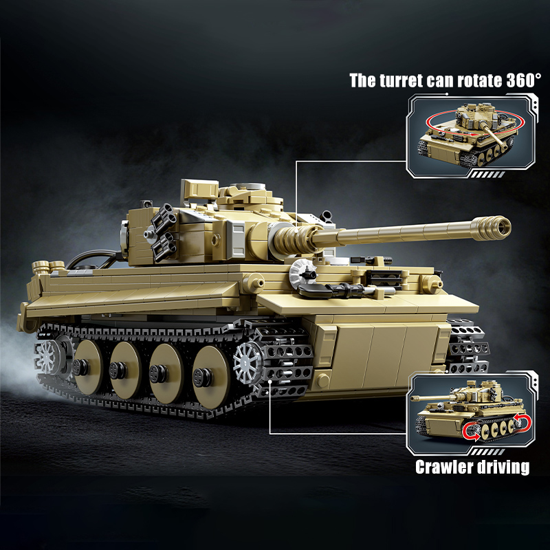 Klocki konstrukcyjne wojskowe  – Lego Compatible Military Tank recenzja i cena