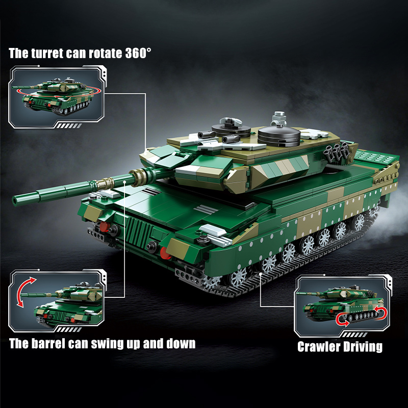 Klocki konstrukcyjne wojskowe  – Lego Compatible Military Tank recenzja i cena