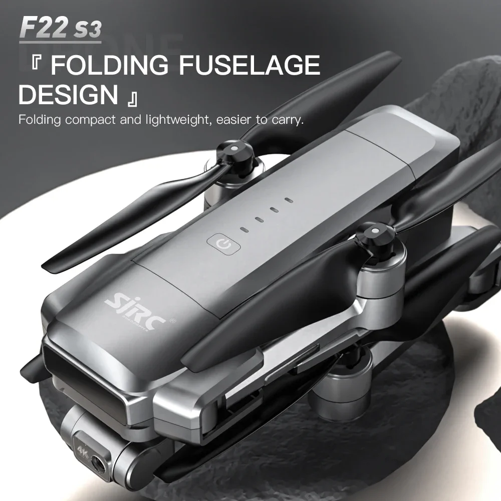 SJRC F22 S3 Pro Składany Quadc – Fpv Brushless Rc Drone 4K recenzja i cena