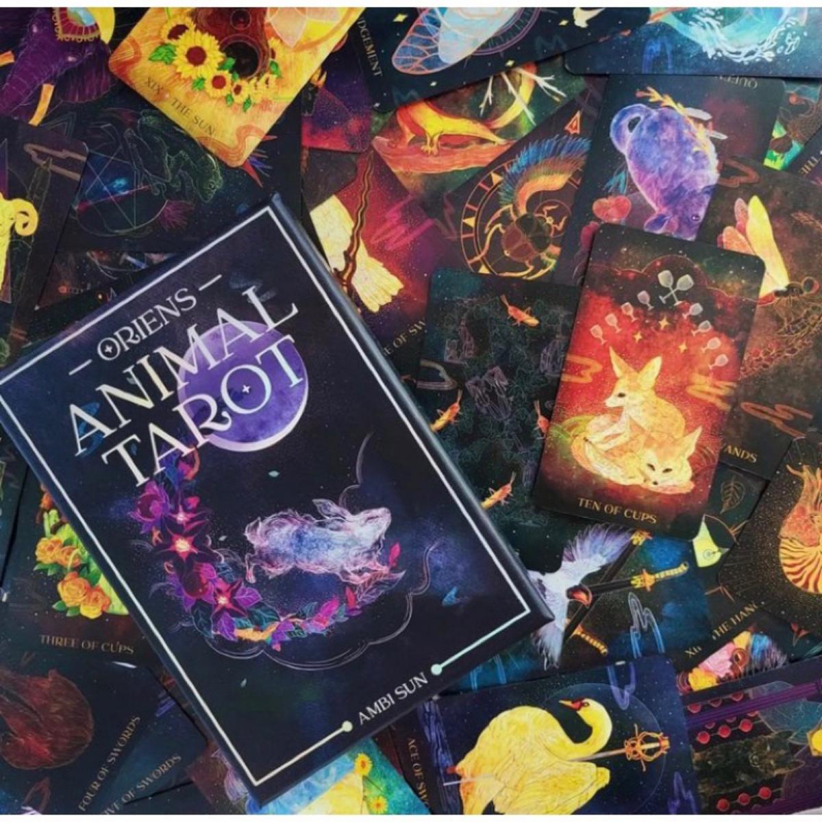 12x7 cm Oriens Animal Tarot 78 – Tarot Cards Deck With Guidebook recenzja i cena
