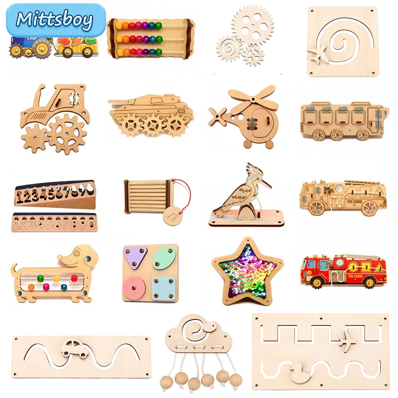 DIY Busy Board Montessori Hot  – Montessori Wooden Busy Board Toddler recenzja i cena