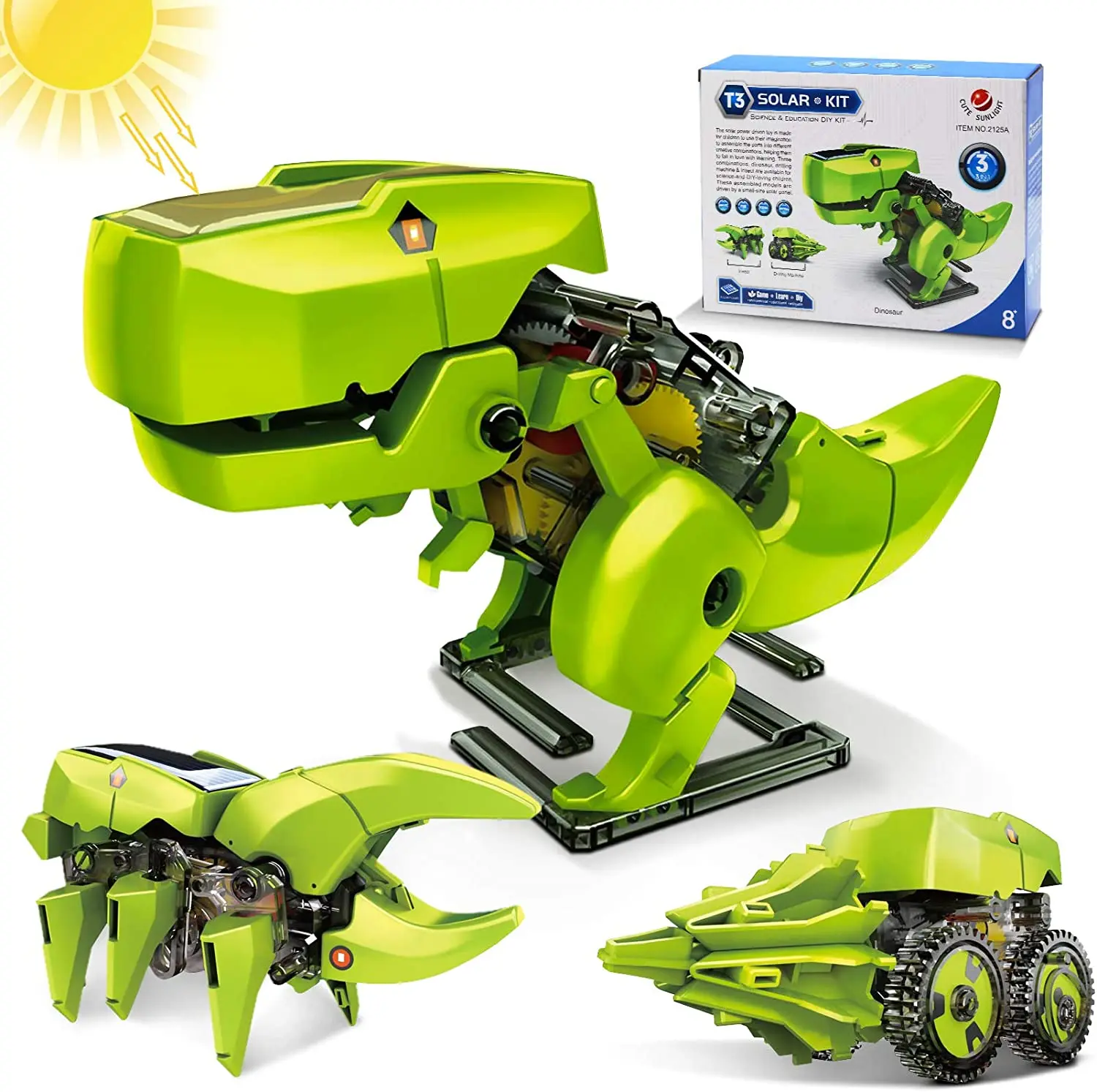 Zestawy robotów solarnych Zaba – Stem Solar Robot Kit For Kids recenzja i cena