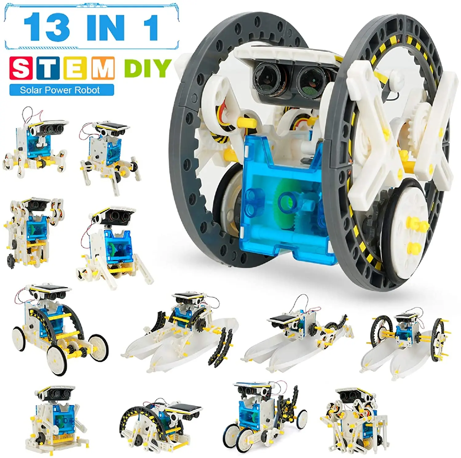 Zestawy robotów solarnych Zaba – Stem Solar Robot Kit For Kids recenzja i cena