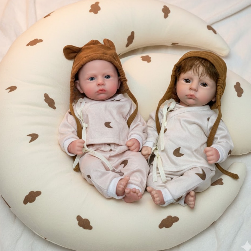 AnjoDoll 33CM Malowane/Niemalo – Reborn Baby Doll Silicone Realistic recenzja i cena